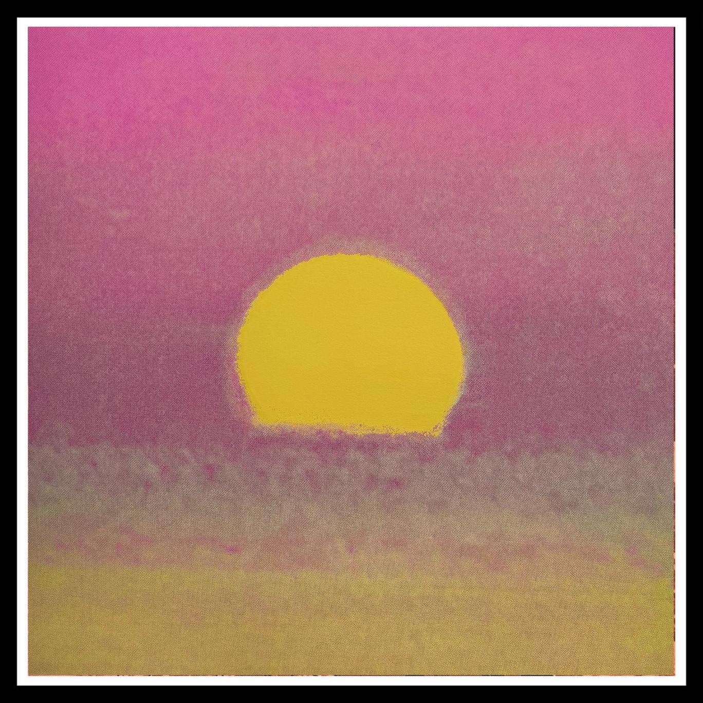 Full sized Andy Warhol "SUNSET" #13- Screenprint - Unsigned.-Top Quality & Best Price- Ships Wood Flat- Beautiful Colors